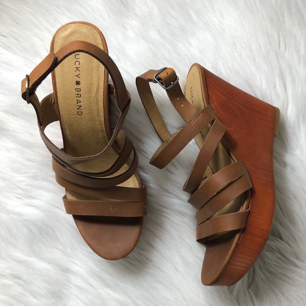 Lucky Brand Brown Wedges